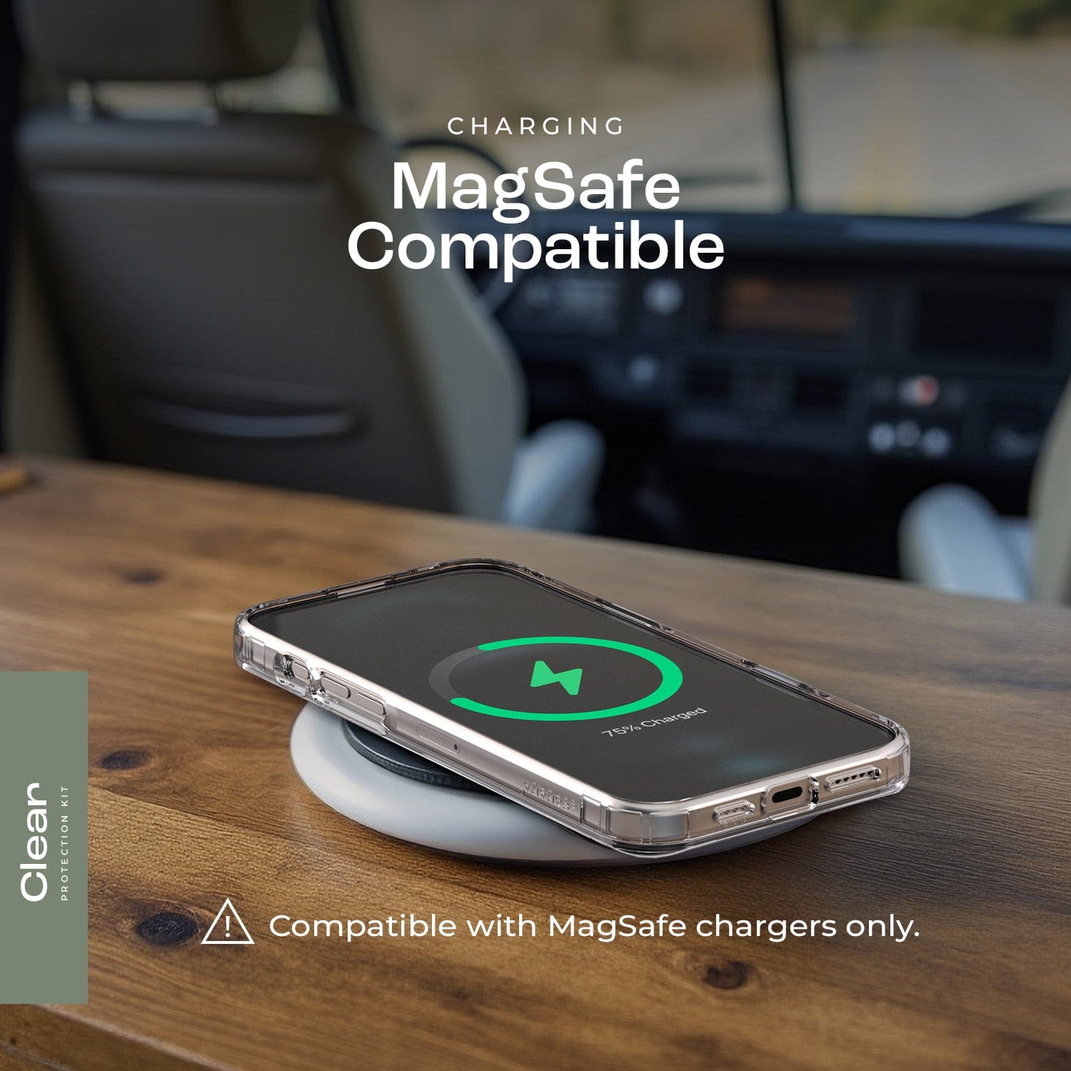 iPhone 16 Pro Clear Case & Screen Protector Kit - Rugged Protection, MagSafe | Classic Series
